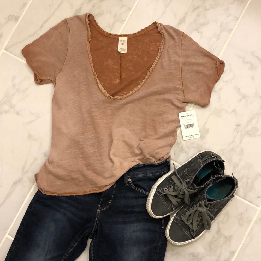 ❗️LAST DAY 1/8❗️Free People NWT Saturday Tee - Picture 2 of 6